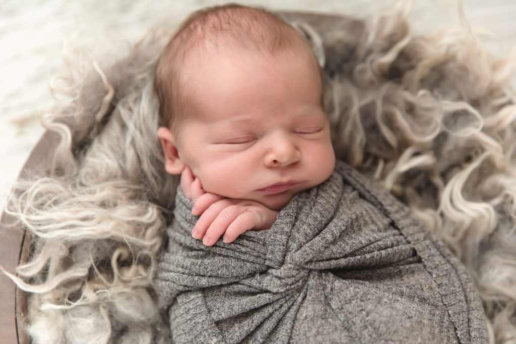 Wrapped Newborn Session