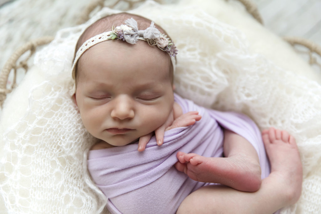 Mission Viejo Wrapped Newborn Session