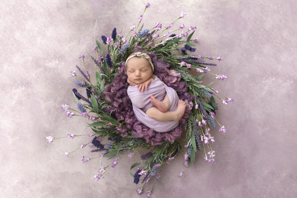 Mission Viejo Wrapped Newborn Session