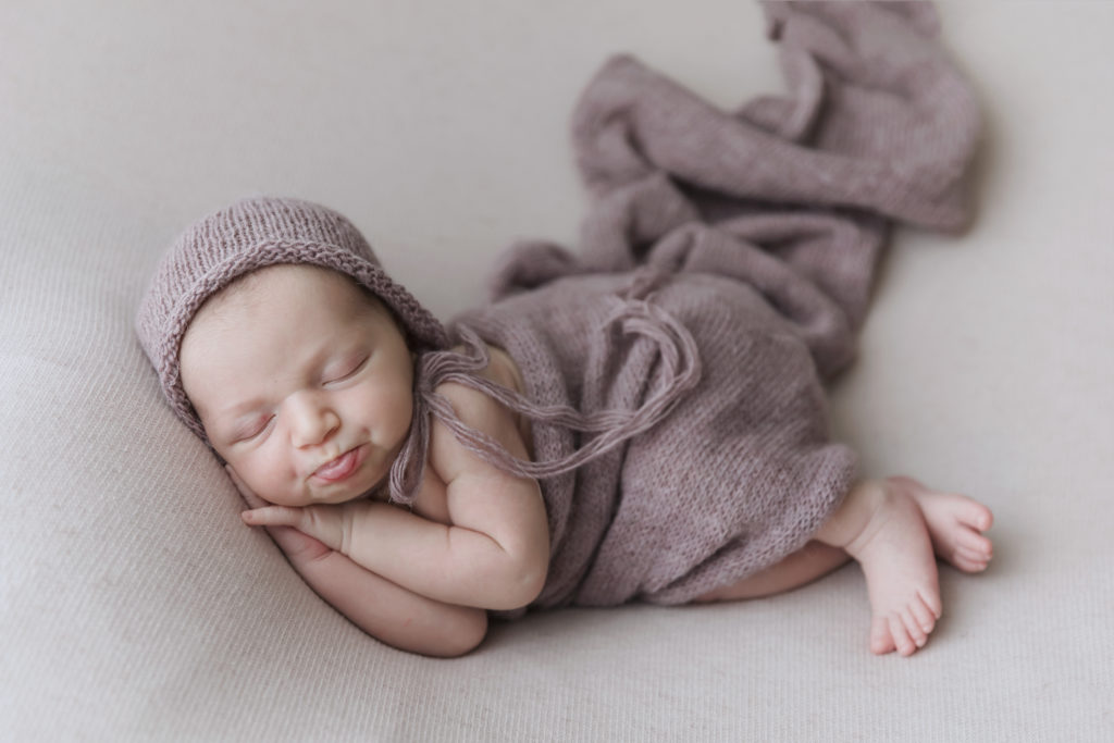 Mission Viejo Wrapped Newborn Session